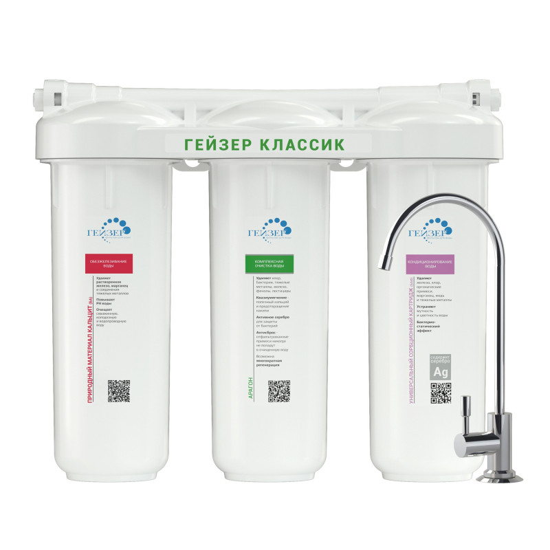 Гейзер Классик для железистой воды